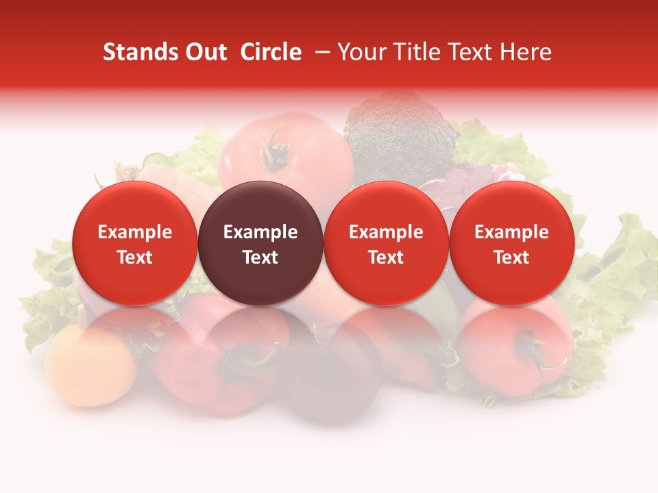 Carrot Onion Pile PowerPoint Template