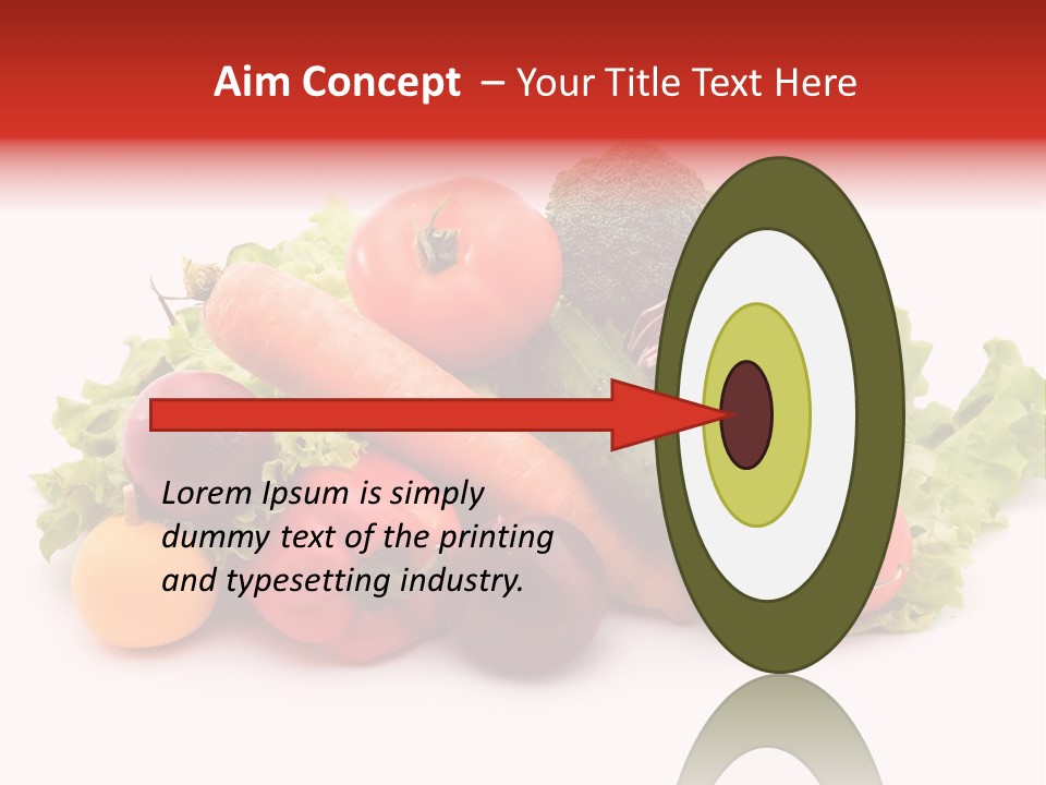 Carrot Onion Pile PowerPoint Template