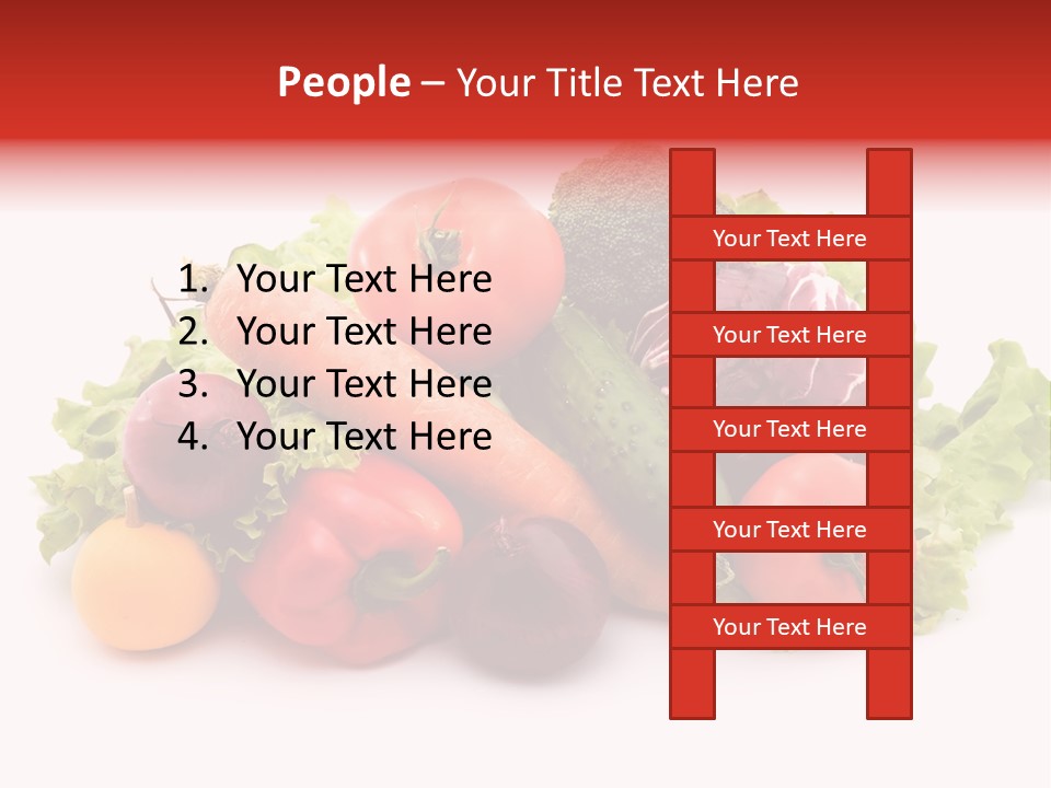 Carrot Onion Pile PowerPoint Template