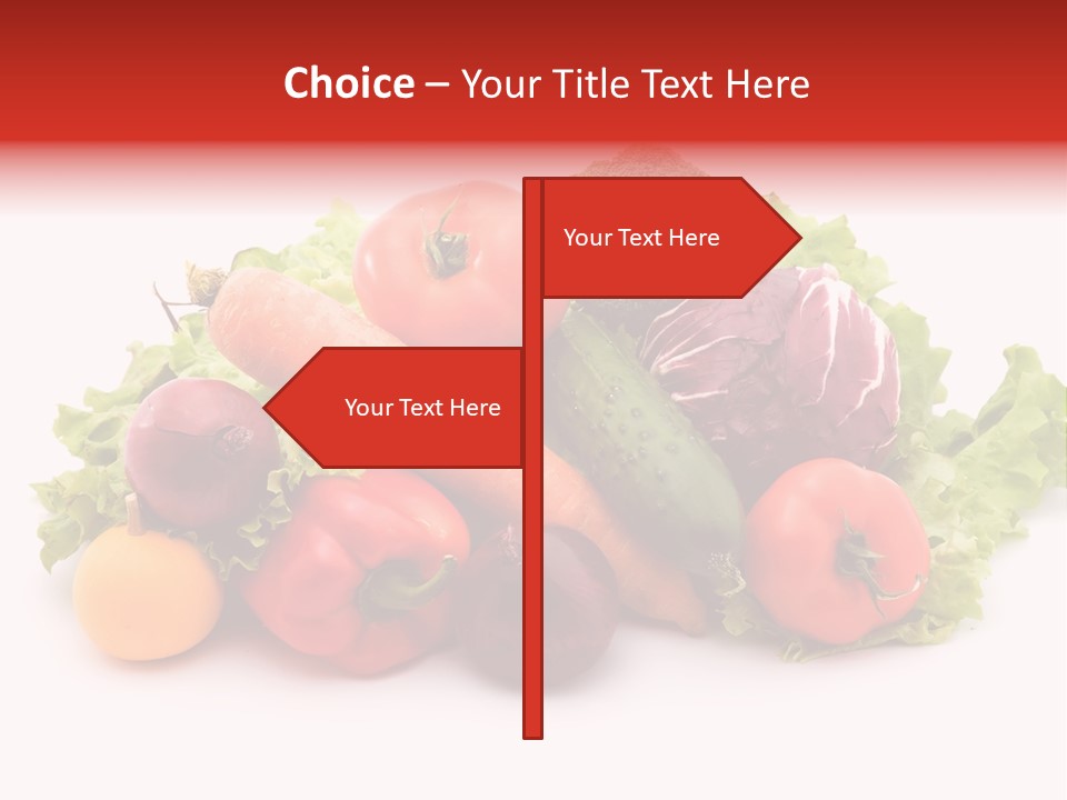 Carrot Onion Pile PowerPoint Template