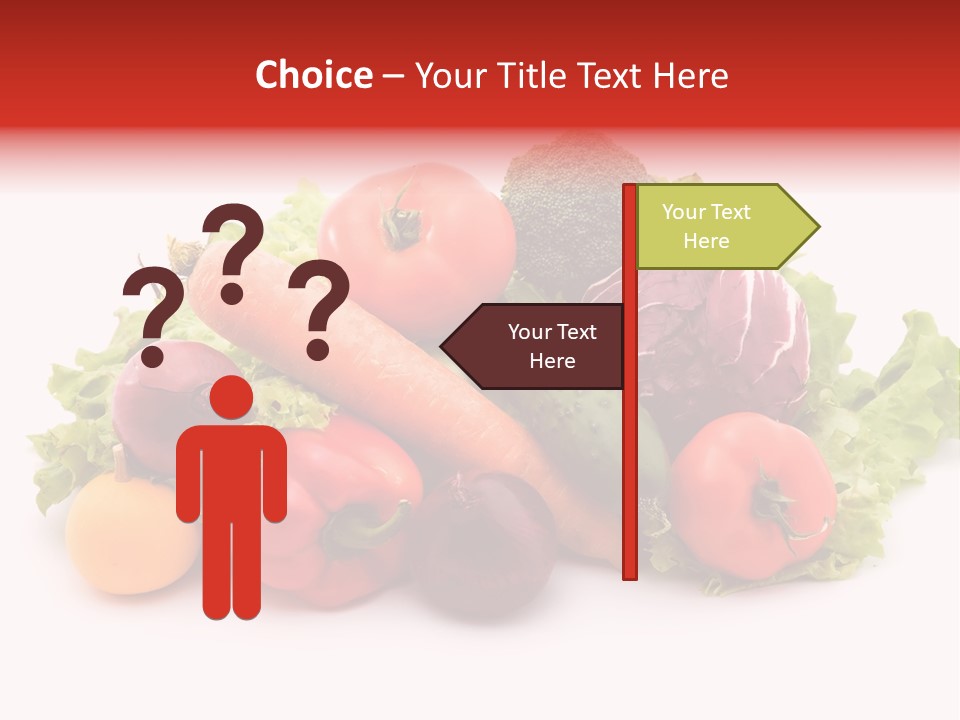 Carrot Onion Pile PowerPoint Template