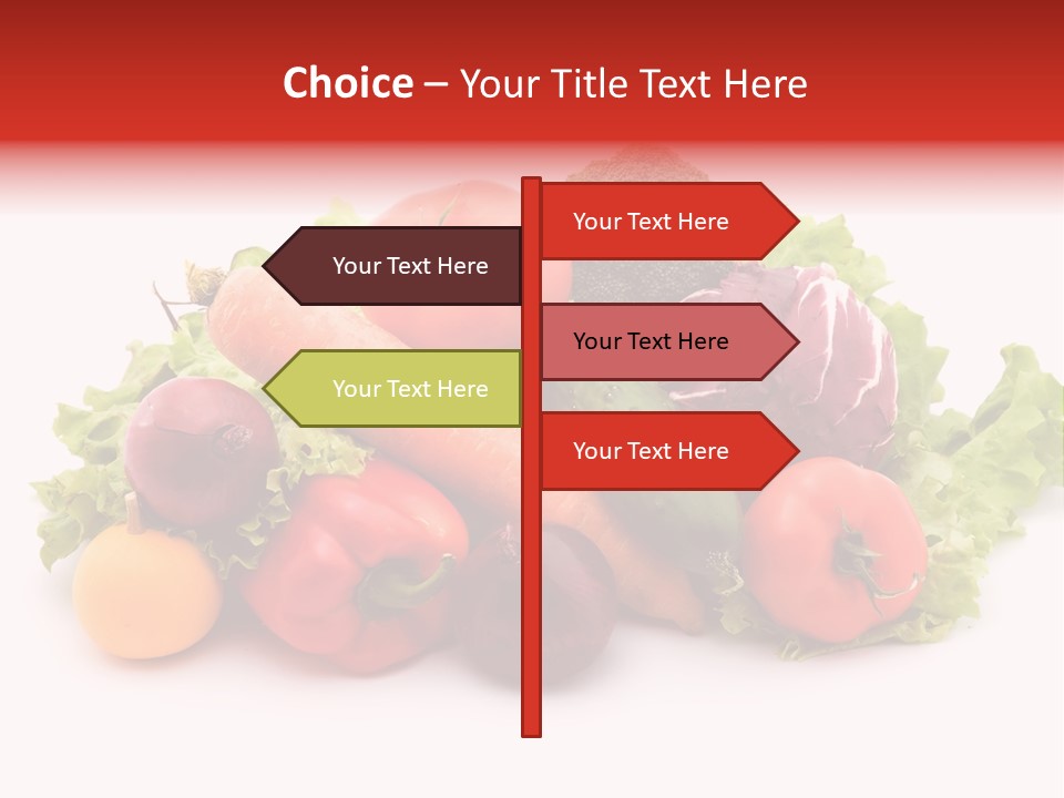 Carrot Onion Pile PowerPoint Template