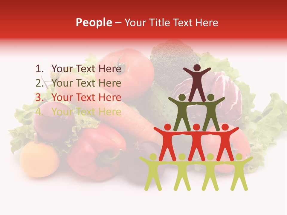 Carrot Onion Pile PowerPoint Template