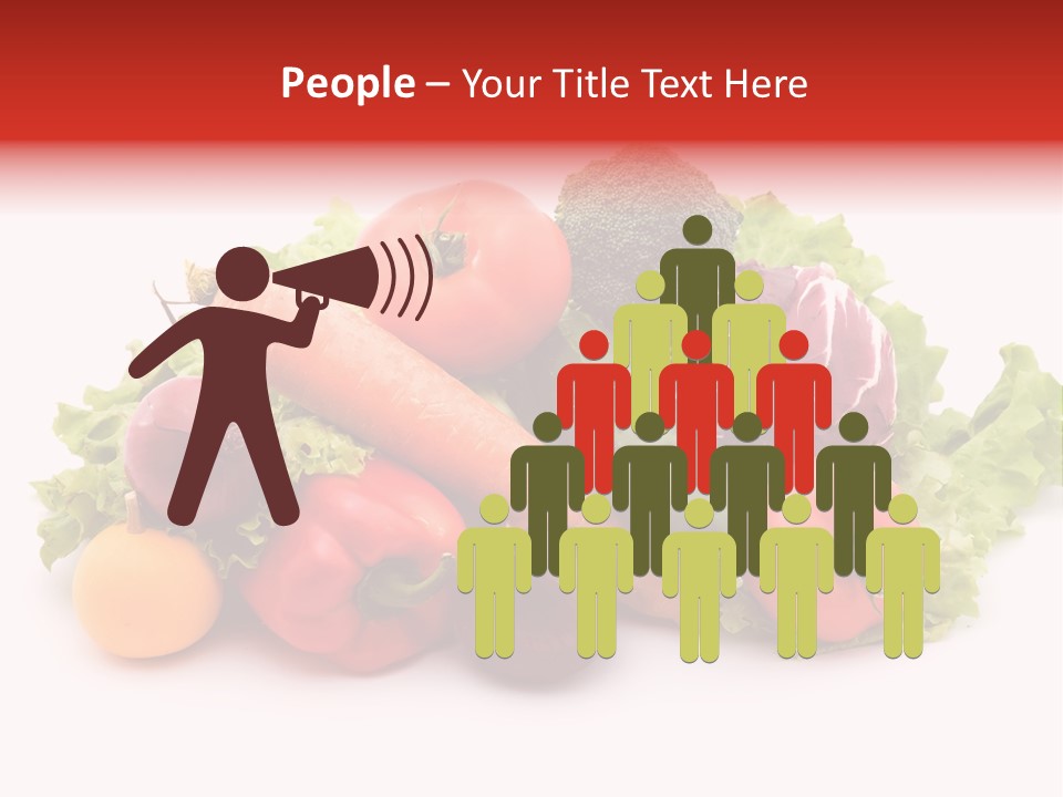 Carrot Onion Pile PowerPoint Template