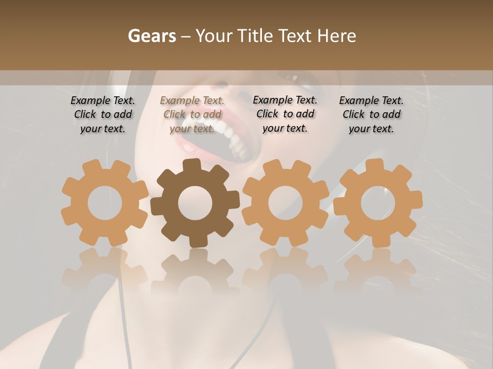 Music Singing Studio PowerPoint Template