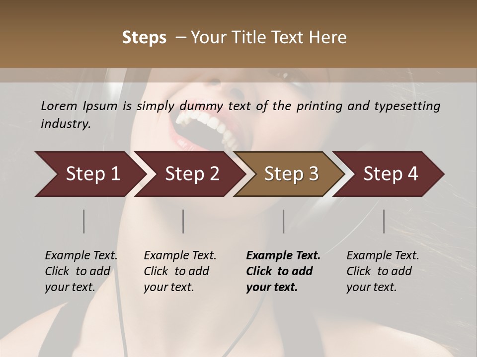 Music Singing Studio PowerPoint Template