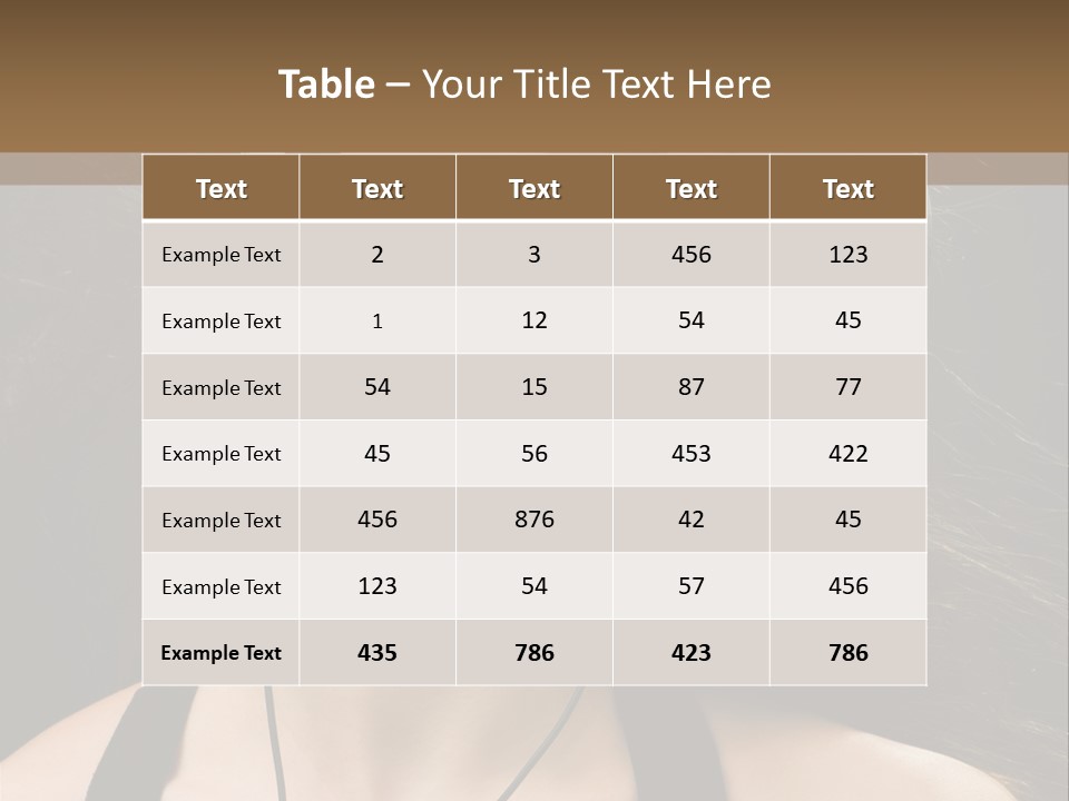 Music Singing Studio PowerPoint Template