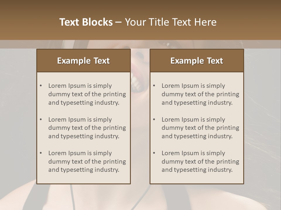 Music Singing Studio PowerPoint Template