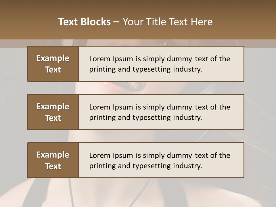 Music Singing Studio PowerPoint Template