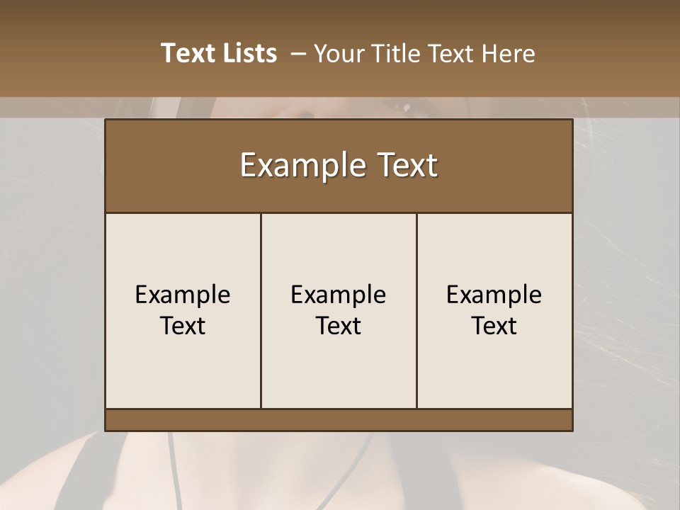 Music Singing Studio PowerPoint Template