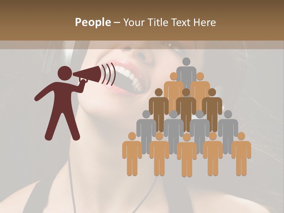 Music Singing Studio PowerPoint Template