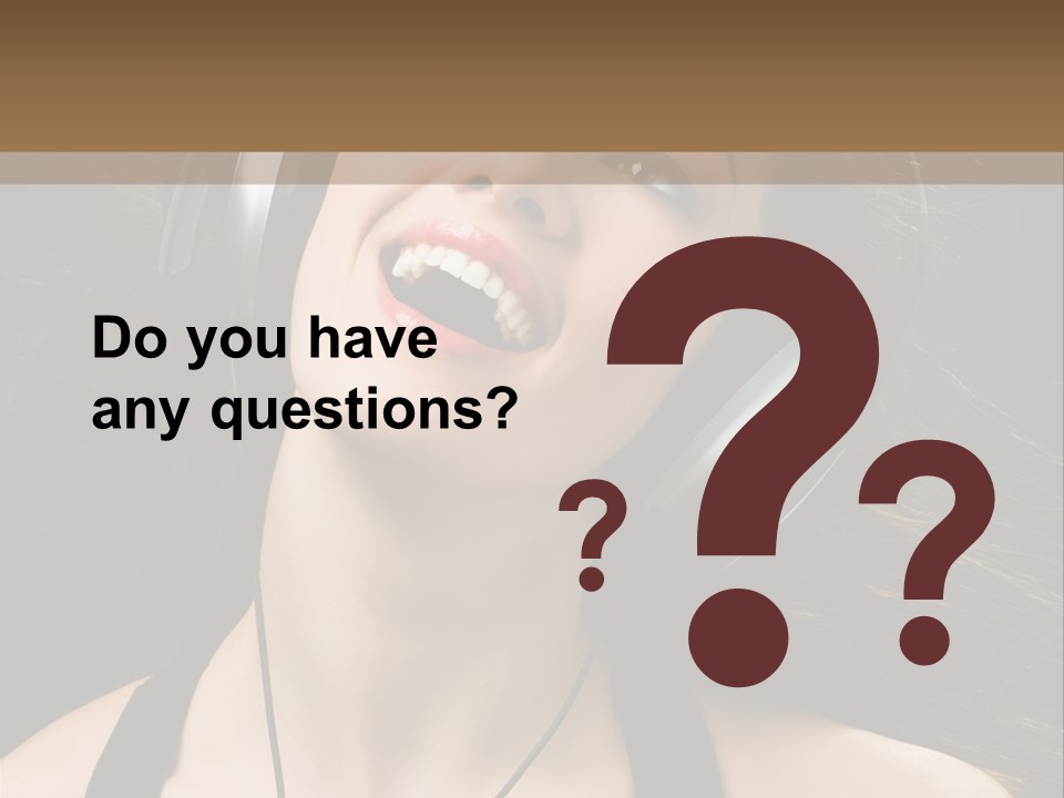 Music Singing Studio PowerPoint Template