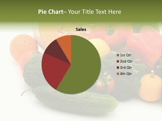 Healthy Fresh Pepper PowerPoint Template