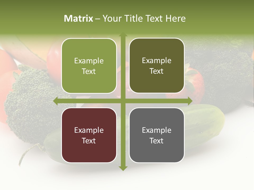 Diet Broccoli Food PowerPoint Template