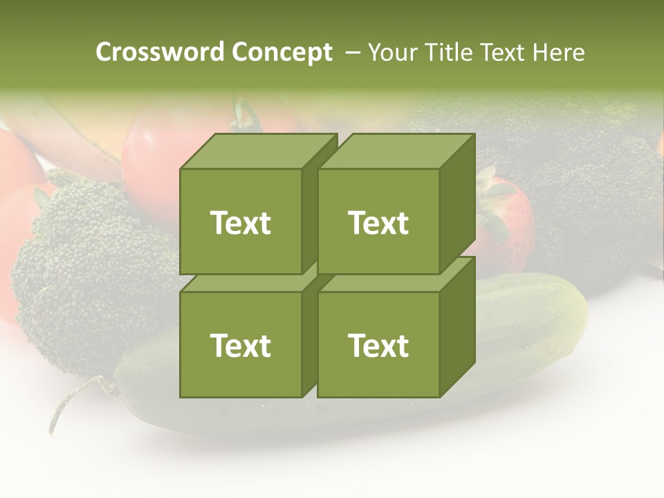 Diet Broccoli Food PowerPoint Template