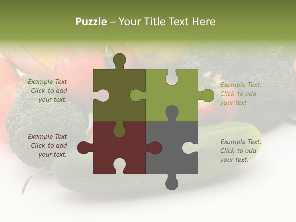 Diet Broccoli Food PowerPoint Template