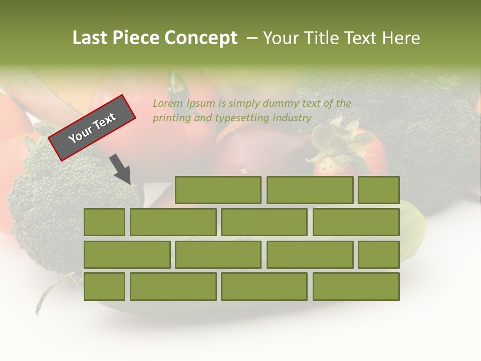 Diet Broccoli Food PowerPoint Template