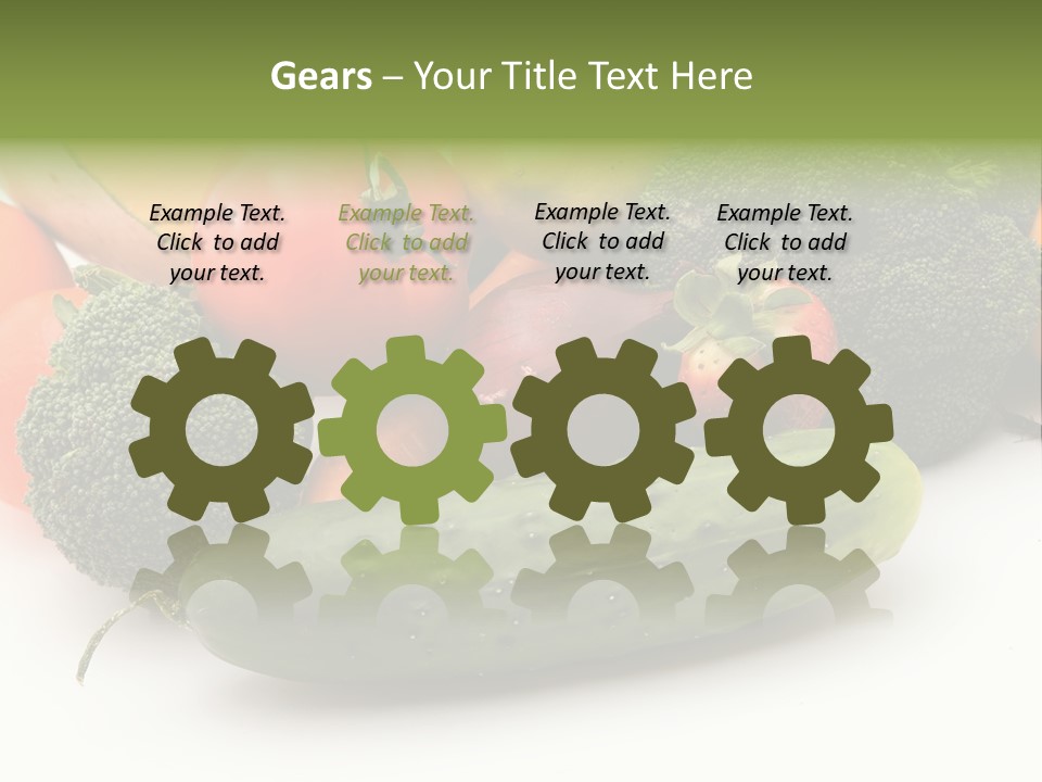 Diet Broccoli Food PowerPoint Template