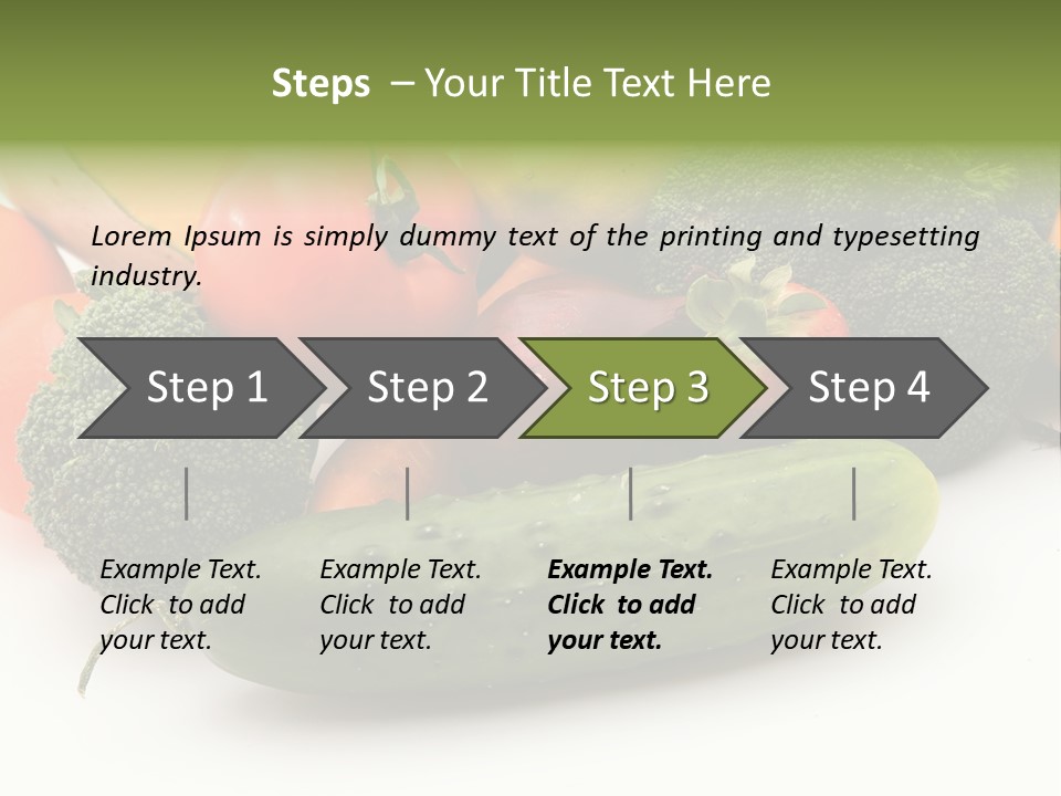Diet Broccoli Food PowerPoint Template