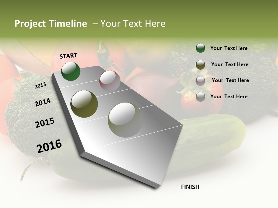 Diet Broccoli Food PowerPoint Template