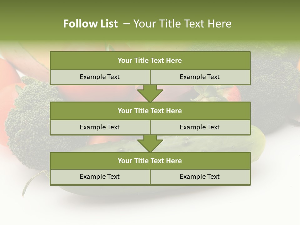 Diet Broccoli Food PowerPoint Template