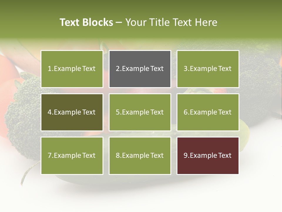 Diet Broccoli Food PowerPoint Template