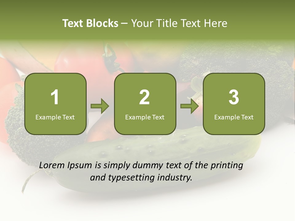 Diet Broccoli Food PowerPoint Template