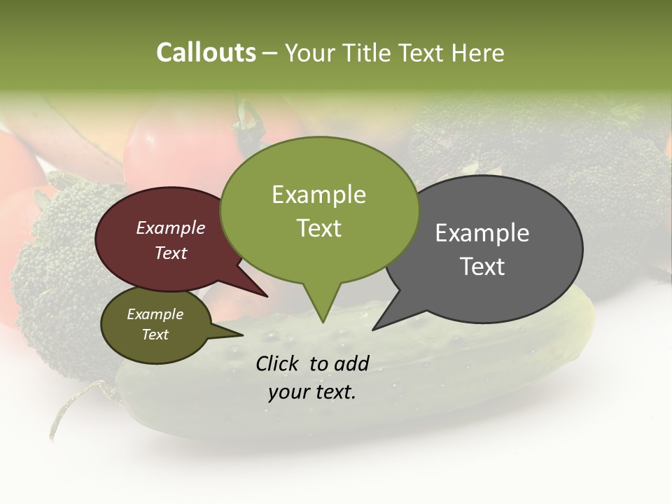 Diet Broccoli Food PowerPoint Template