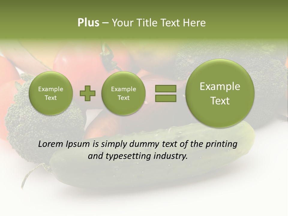 Diet Broccoli Food PowerPoint Template