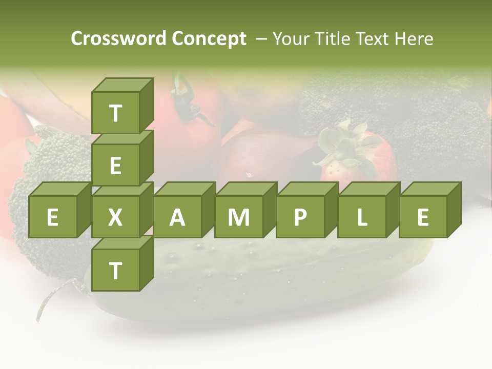 Diet Broccoli Food PowerPoint Template