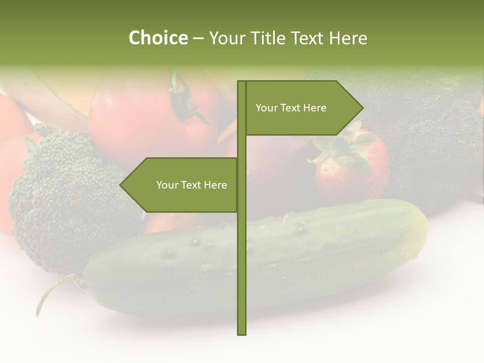 Diet Broccoli Food PowerPoint Template