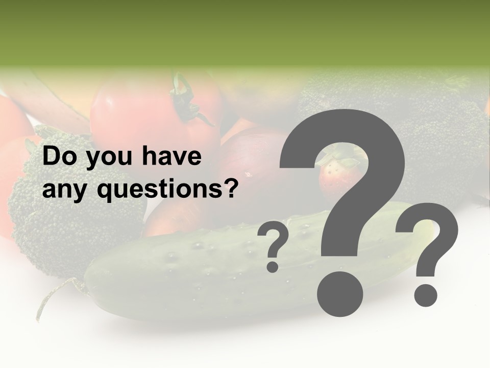 Diet Broccoli Food PowerPoint Template