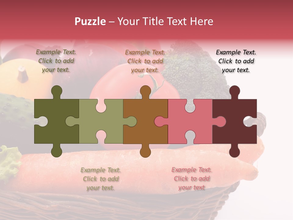 Cucumber Fruit Pumpkin PowerPoint Template