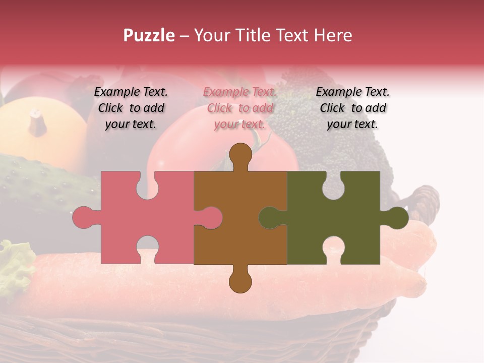 Cucumber Fruit Pumpkin PowerPoint Template