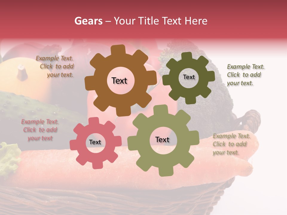Cucumber Fruit Pumpkin PowerPoint Template