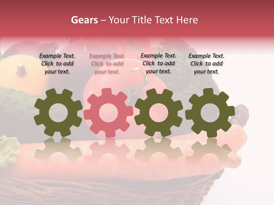 Cucumber Fruit Pumpkin PowerPoint Template