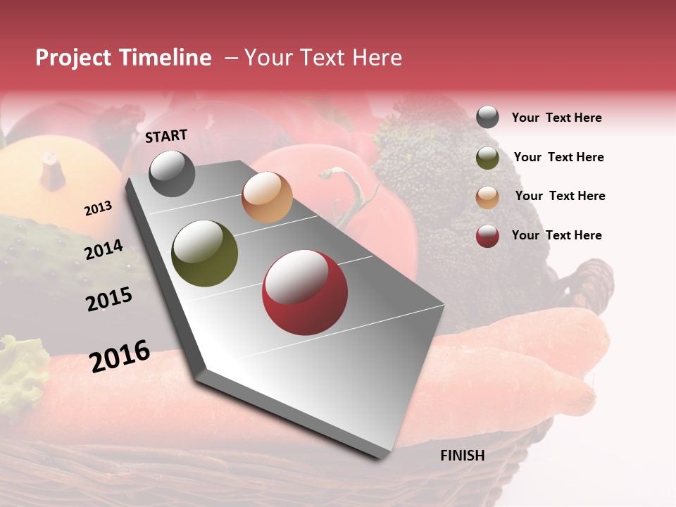 Cucumber Fruit Pumpkin PowerPoint Template