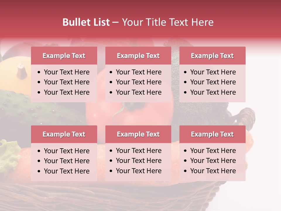 Cucumber Fruit Pumpkin PowerPoint Template