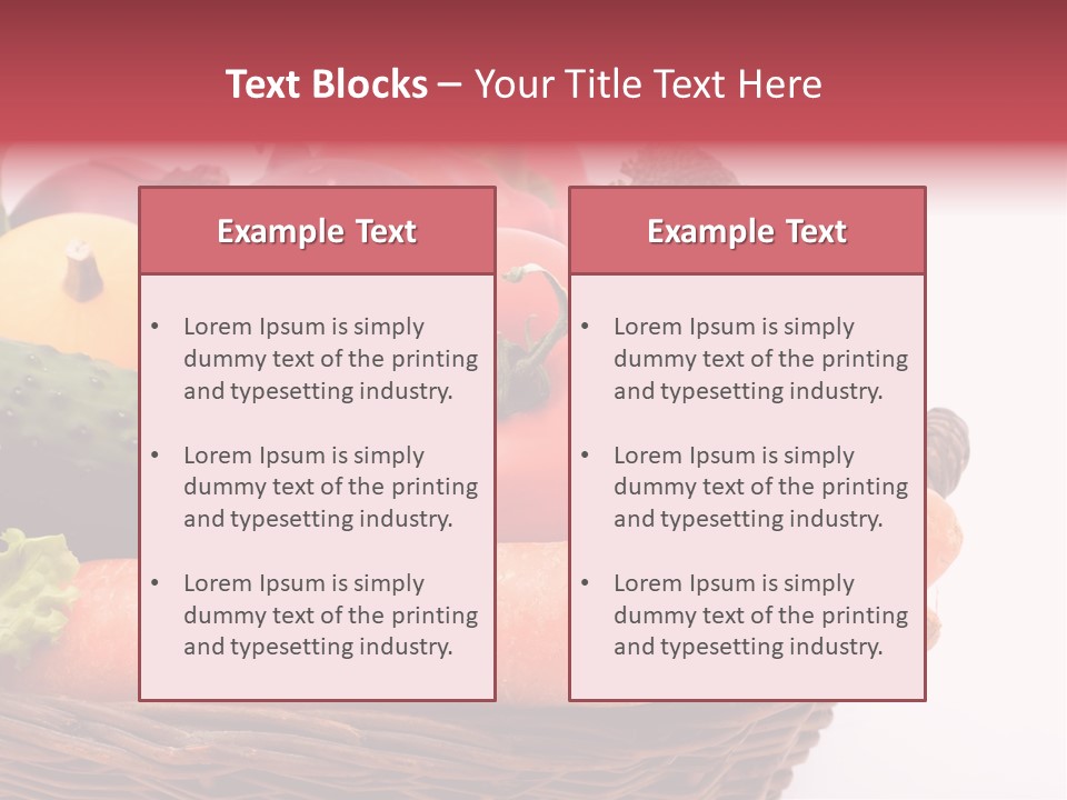 Cucumber Fruit Pumpkin PowerPoint Template