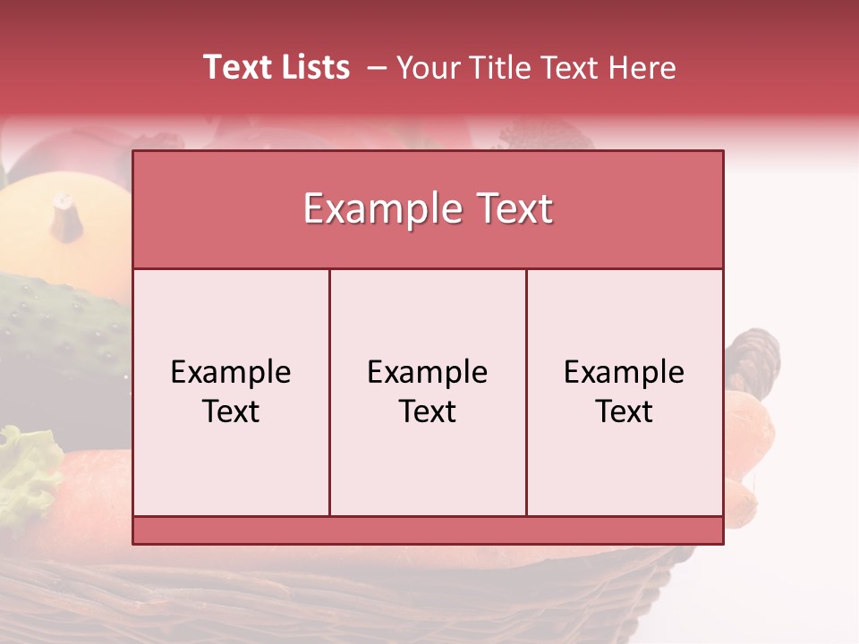 Cucumber Fruit Pumpkin PowerPoint Template