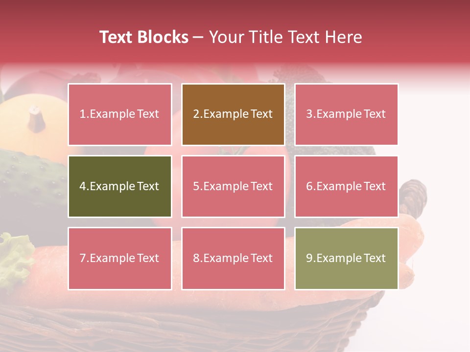 Cucumber Fruit Pumpkin PowerPoint Template