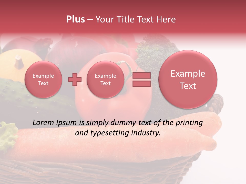 Cucumber Fruit Pumpkin PowerPoint Template