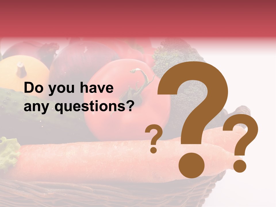 Cucumber Fruit Pumpkin PowerPoint Template