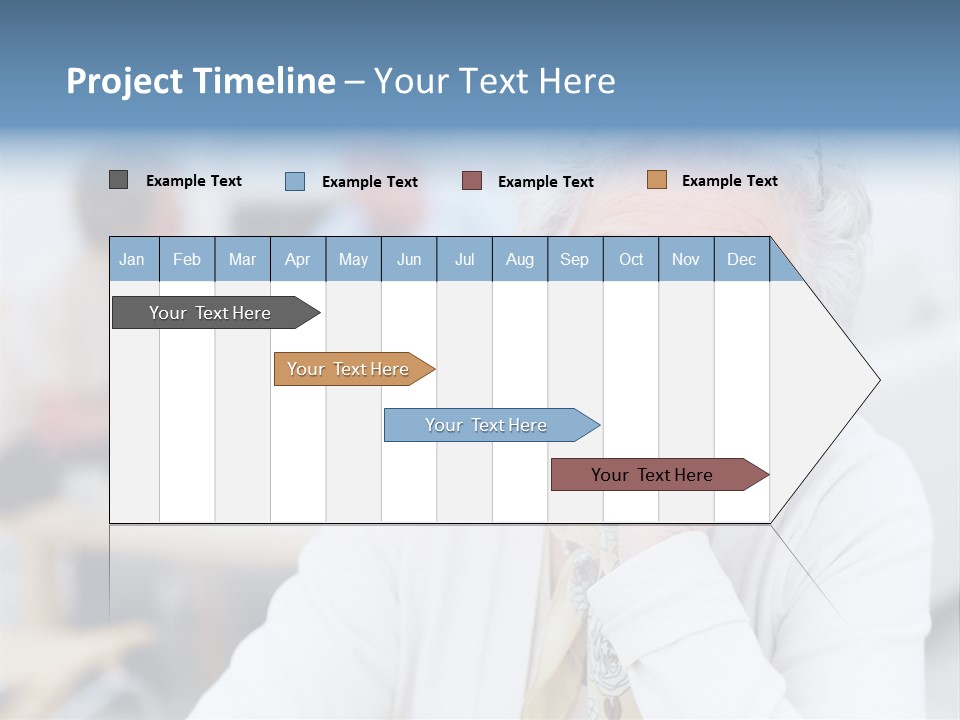 Copyspace Portrait Elder PowerPoint Template