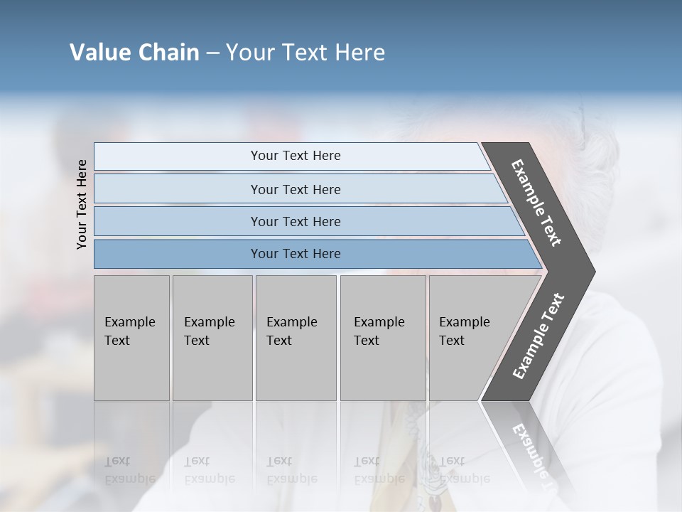 Copyspace Portrait Elder PowerPoint Template