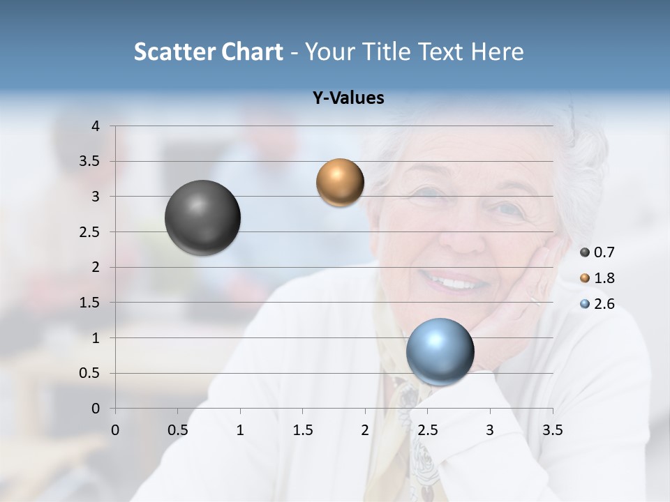 Copyspace Portrait Elder PowerPoint Template