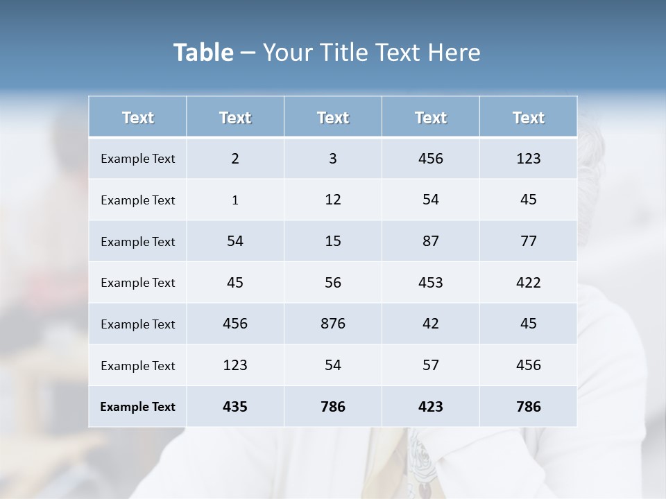 Copyspace Portrait Elder PowerPoint Template