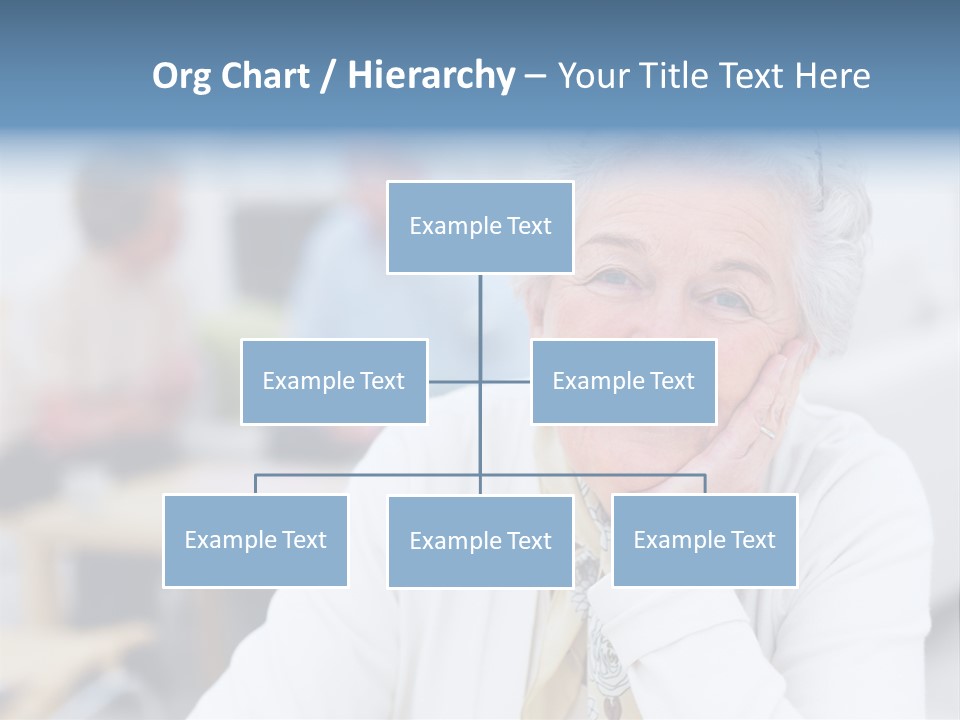 Copyspace Portrait Elder PowerPoint Template
