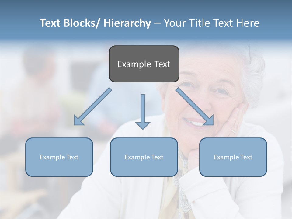 Copyspace Portrait Elder PowerPoint Template