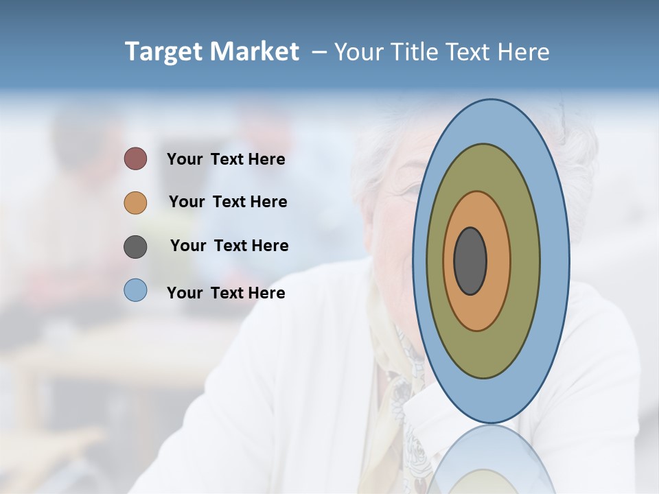 Copyspace Portrait Elder PowerPoint Template